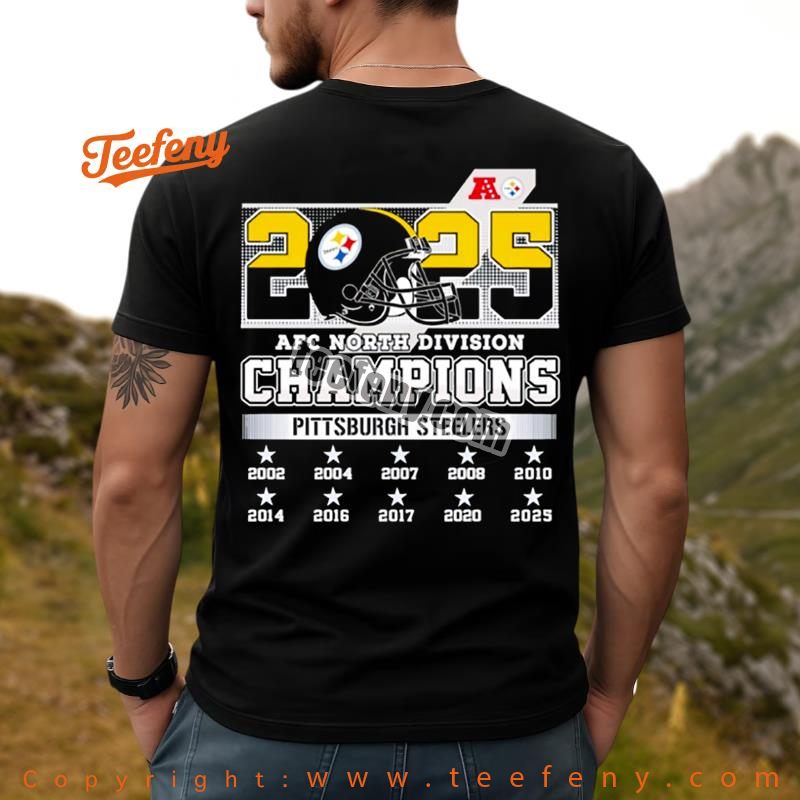 Pittsburgh Steelers Afc North Division Winners Sports Shirt