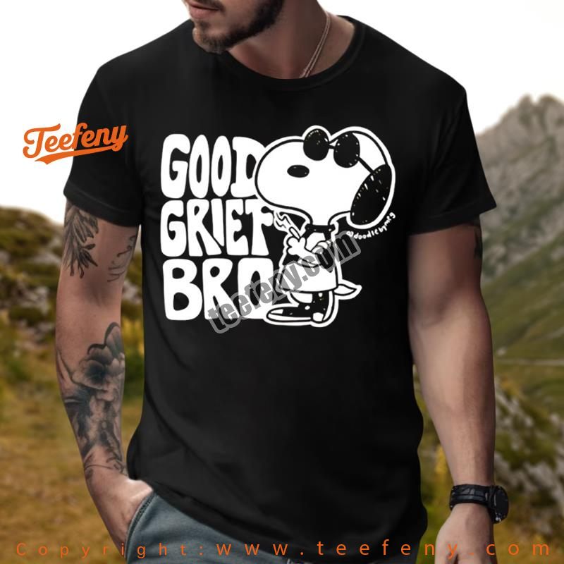 Snoopy Good Grief Bro Kid Shirt